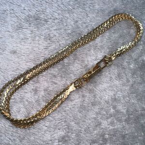 Sarah Coventry Vintage, Minimalist Triple Strand Serpentine Chain Bracelet